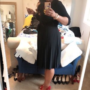 Black Wrap Dress